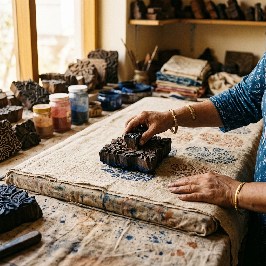 Traditional Jaipur Stamping